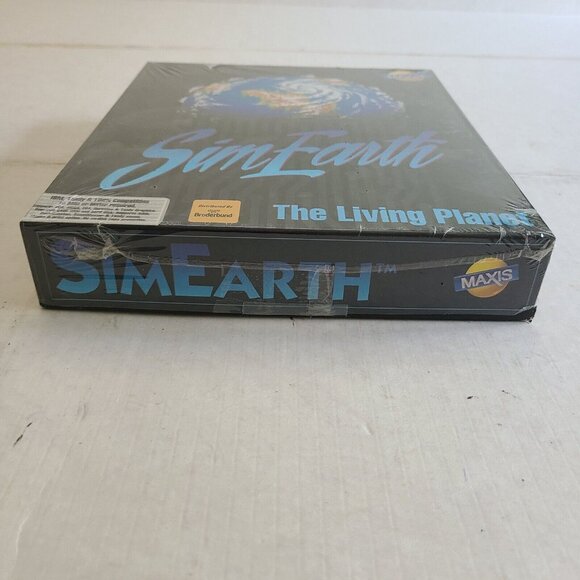 PC Game Maxis Sim Earth The Living Planet IBM PC 1990 Big Box 3.5 & 5.25… - Picture 2 of 16